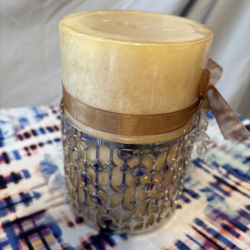 Pier One Glitter Spice Candle With Bed Bath And Beyond Candle Holder - Picture 2 of 11